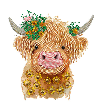 Highland Yak - Special Shaped Drill Diamond Painting 30*30CM