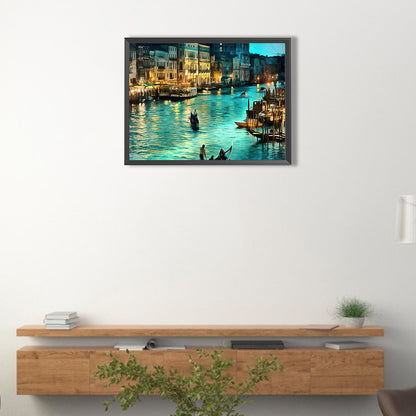 Landscape - Full Round Drill Diamond Painting 40*30CM