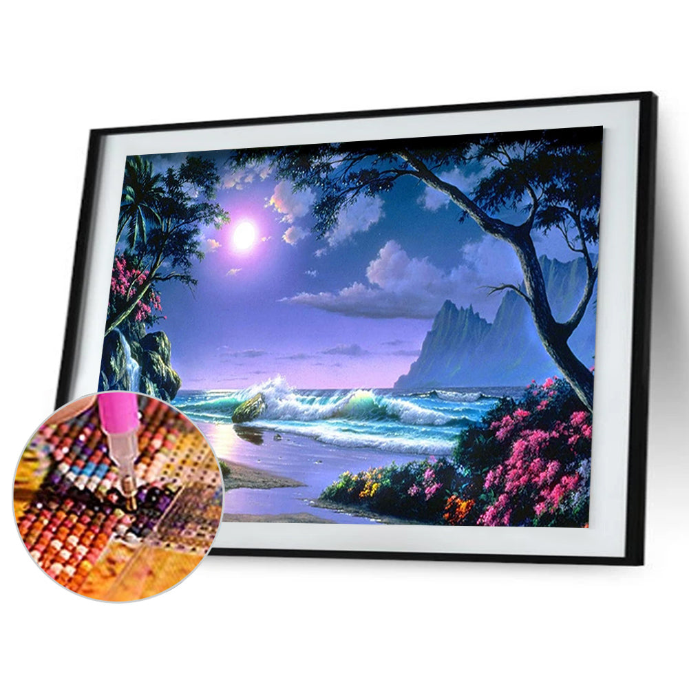 Landscape - Full Round Drill Diamond Painting 40*30CM