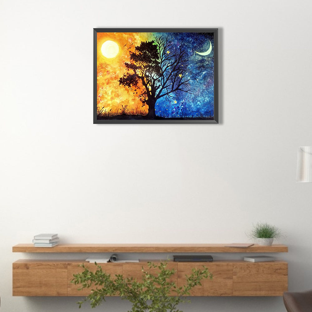 Landscape - Full Round Drill Diamond Painting 40*30CM