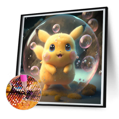 Pikachu - Full Round Drill Diamond Painting 30*30CM