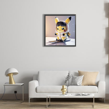 Pikachu - Full Round Drill Diamond Painting 30*30CM