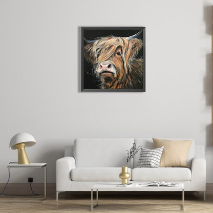 Highland Yak - Full Round Drill Diamond Painting 45*45CM
