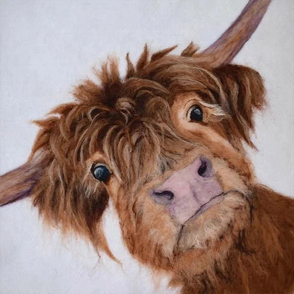 Highland Yak - Full Round Drill Diamond Painting 45*45CM