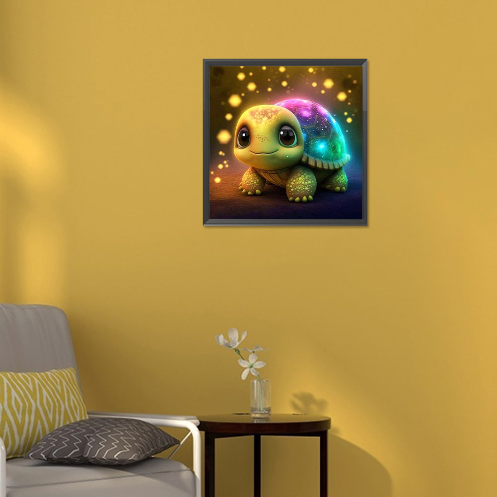 Crawling Turtle - Full Round Drill Diamond Painting 30*30CM