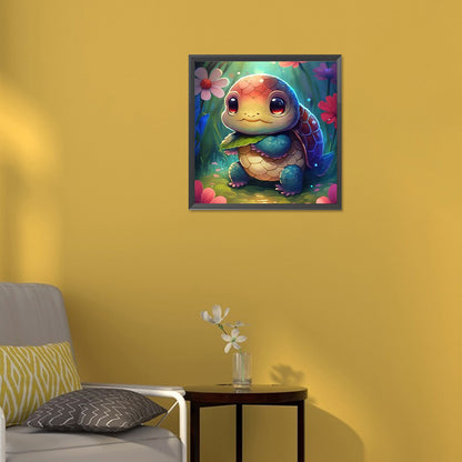 Crawling Turtle - Full Round Drill Diamond Painting 30*30CM