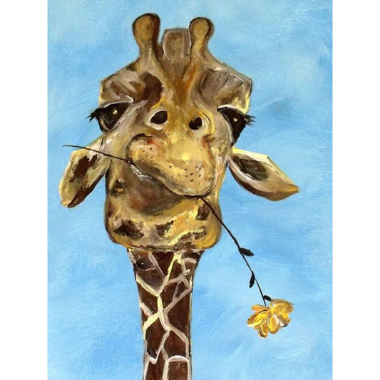 Giraffe - Full Round Drill Diamond Painting 30*40CM