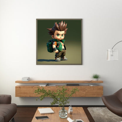 Q Version Dragon Ball - Full Round Drill Diamond Painting 30*30CM