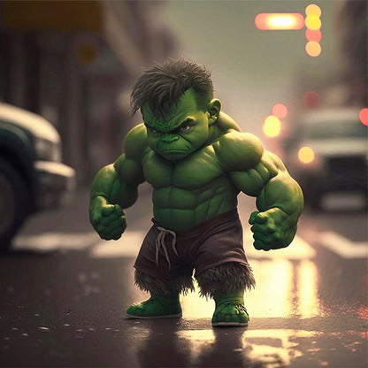 Q Version Hulk - Full Round Drill Diamond Painting 30*30CM