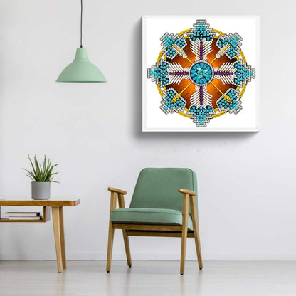 Indian Dreamcatcher Mandala - Special Shaped Drill Diamond Painting 30*30CM