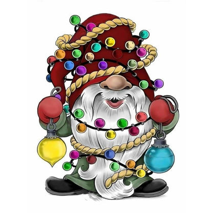 Dwarf With Lantern - Full Round Drill Diamond Painting 30*40CM