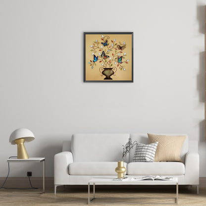 Flower Tree - Full Round Drill Diamond Painting 30*30CM