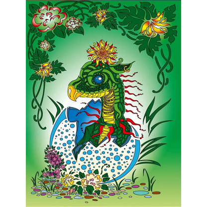 Dragon - Full Round Drill Diamond Painting 30*40CM