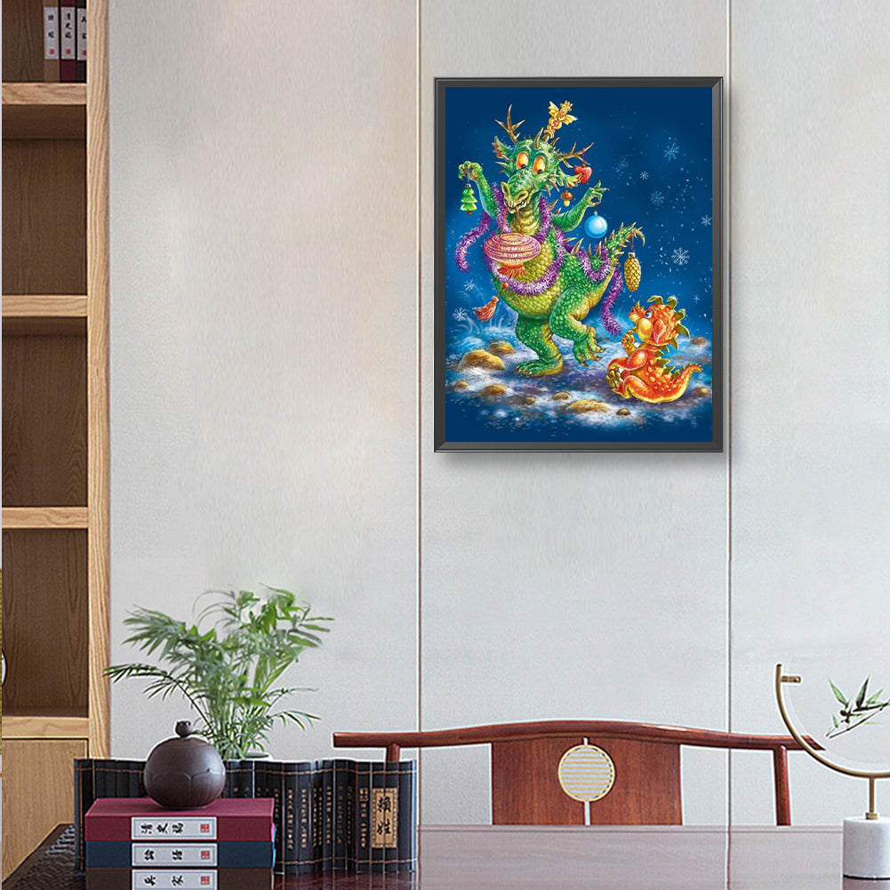 Dragon - Full Round Drill Diamond Painting 30*40CM
