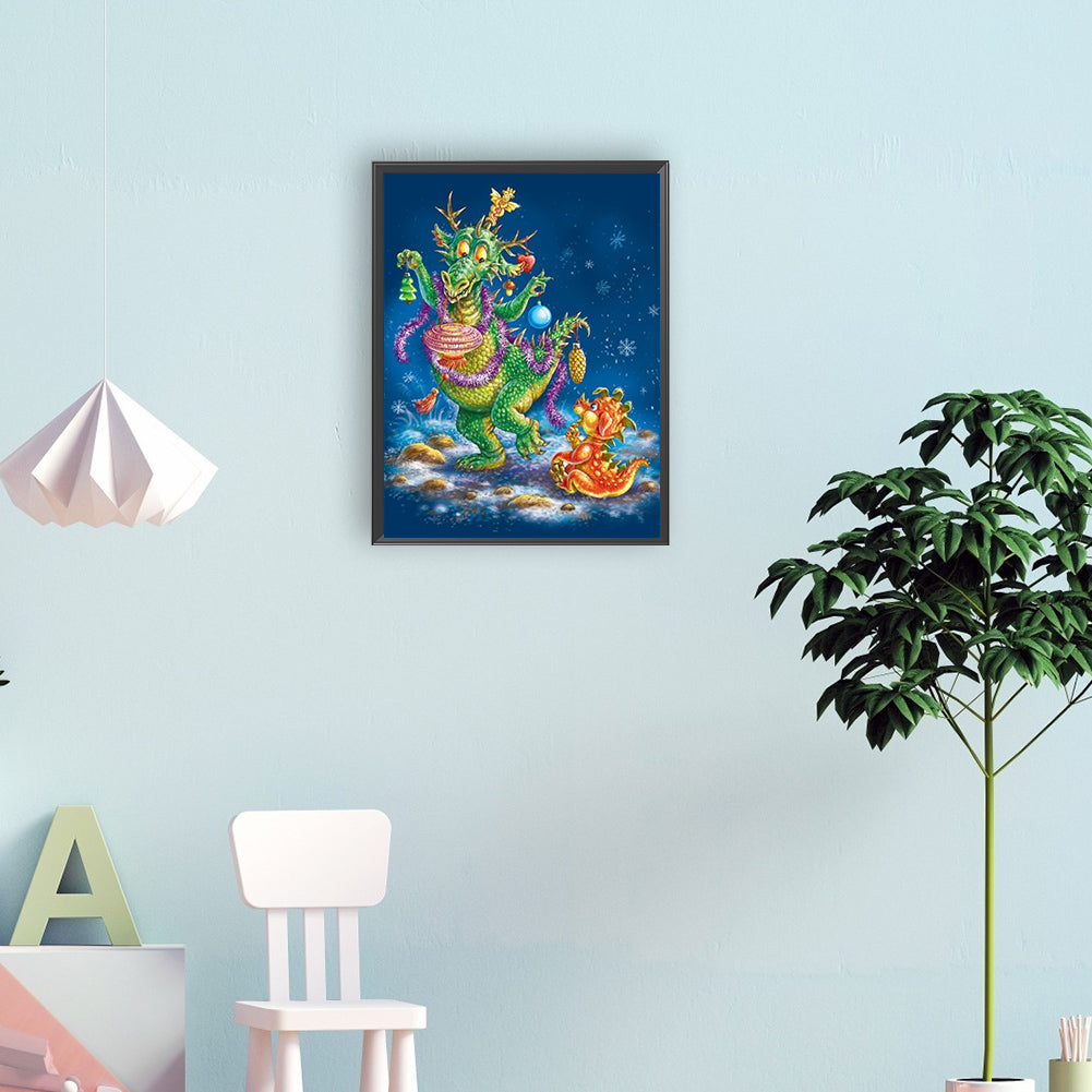 Dragon - Full Round Drill Diamond Painting 30*40CM