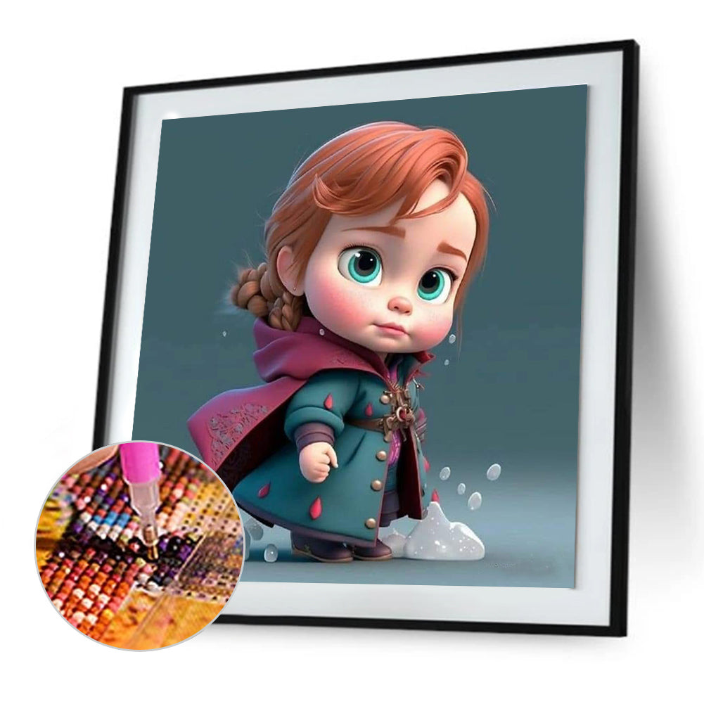 Disney Princess And Prince - Full Round Drill Diamond Painting 30*30CM