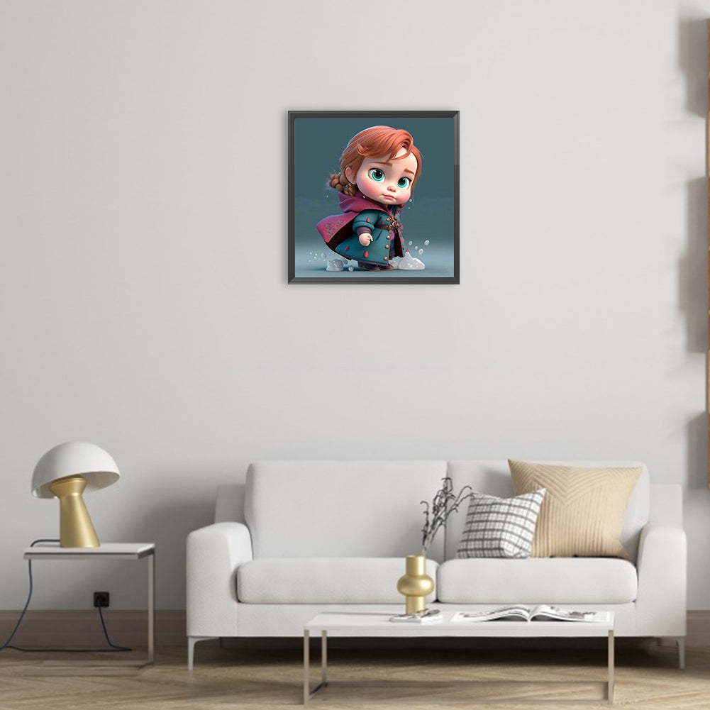 Disney Princess And Prince - Full Round Drill Diamond Painting 30*30CM