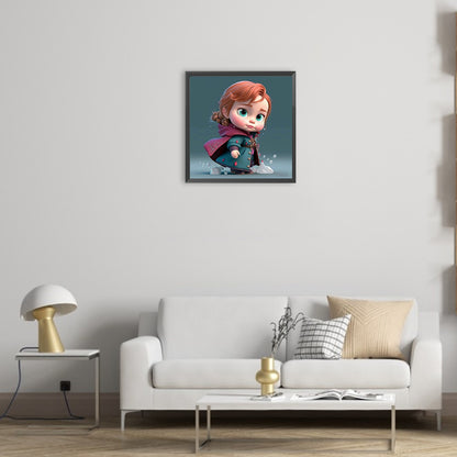 Disney Princess And Prince - Full Round Drill Diamond Painting 30*30CM