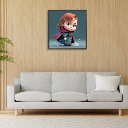 Disney Princess And Prince - Full Round Drill Diamond Painting 30*30CM