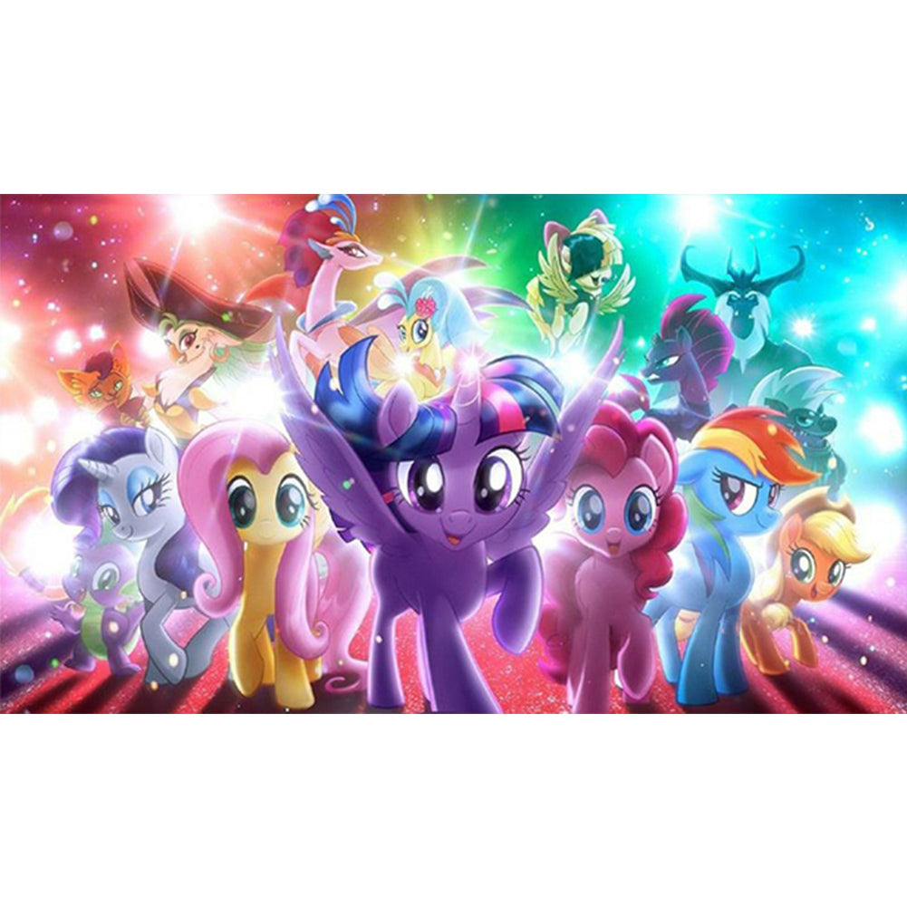 My Little Pony - Full Round Drill Diamond Painting 70*40CM