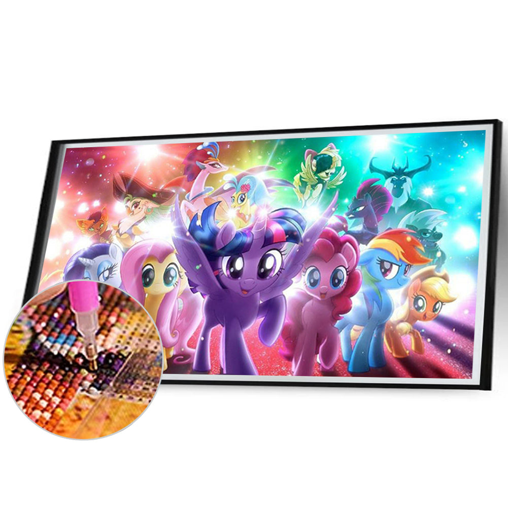 My Little Pony - Full Round Drill Diamond Painting 70*40CM