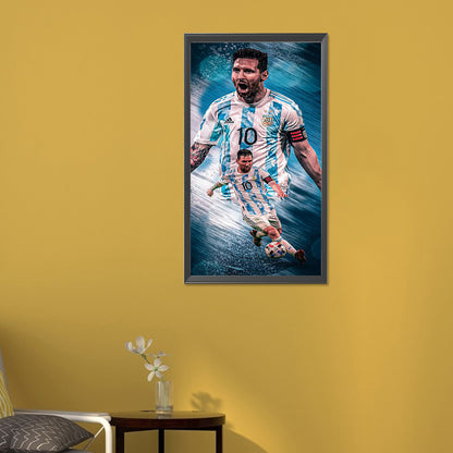 Messi - Full Round Drill Diamond Painting 30*60CM