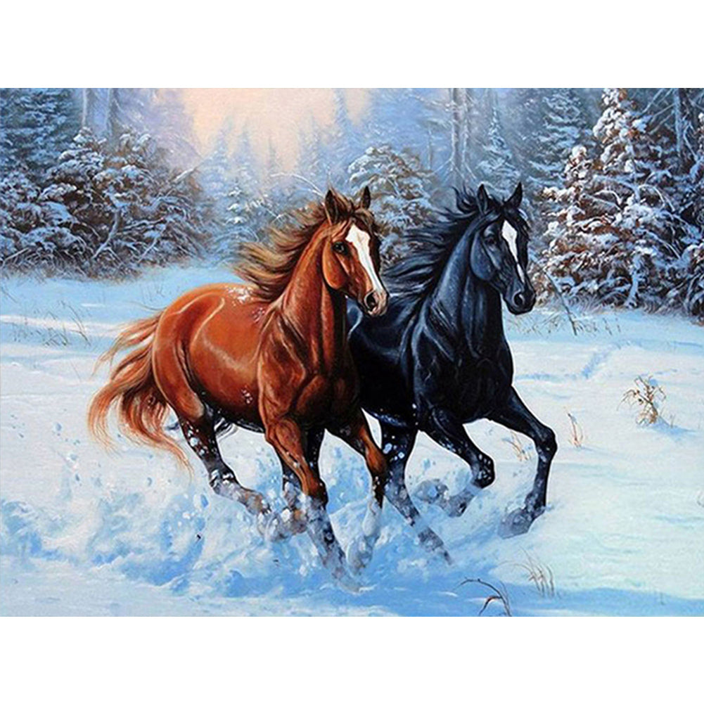 Horse - Full Square Drill Diamond Painting 40*30CM