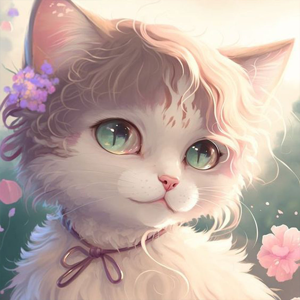 Beautiful Pussy - Full Round Drill Diamond Painting 30*30CM