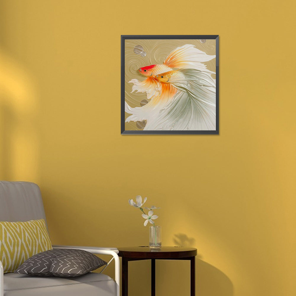 Goldfish - Full Round Drill Diamond Painting 30*30CM