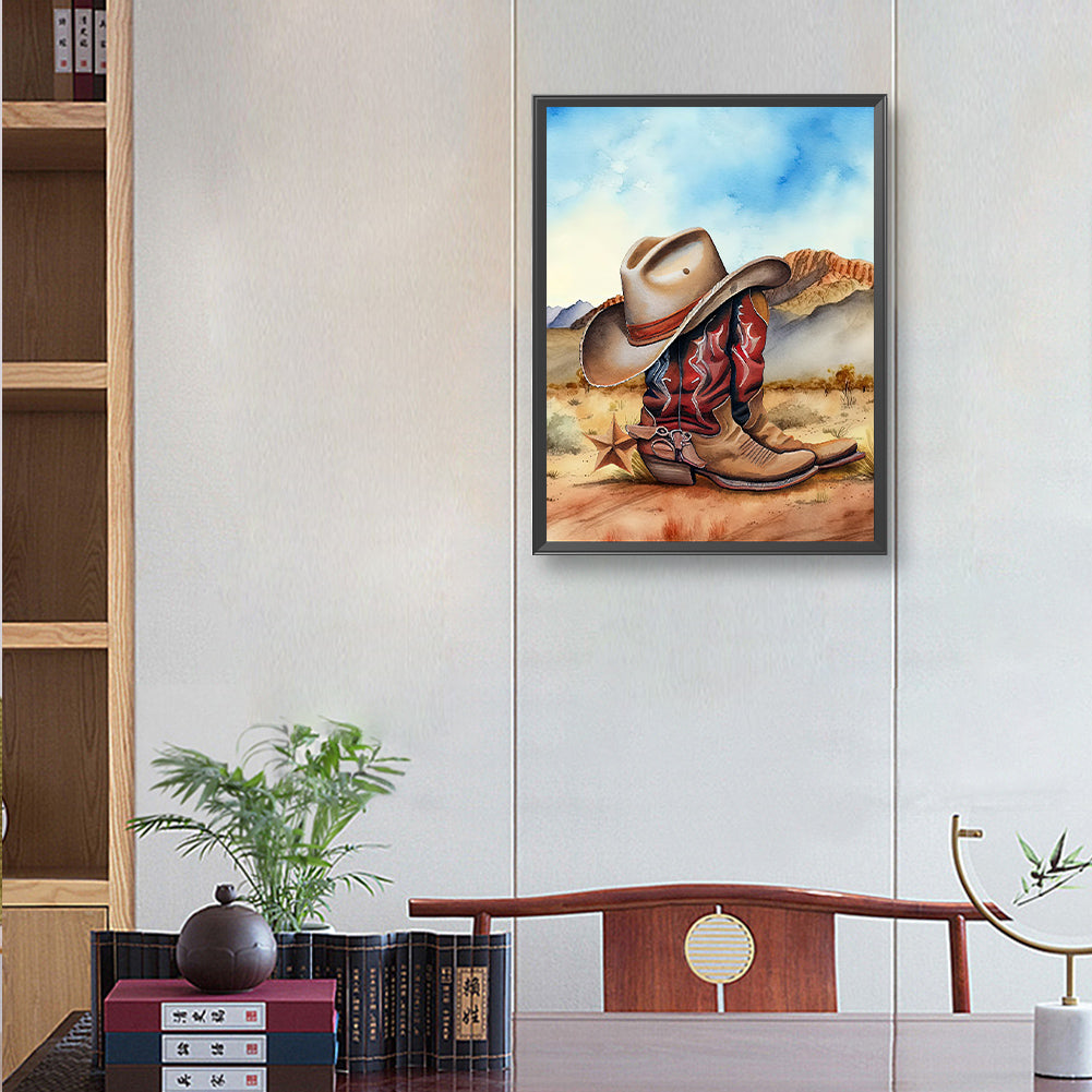Boots - Full Round Drill Diamond Painting 30*40CM