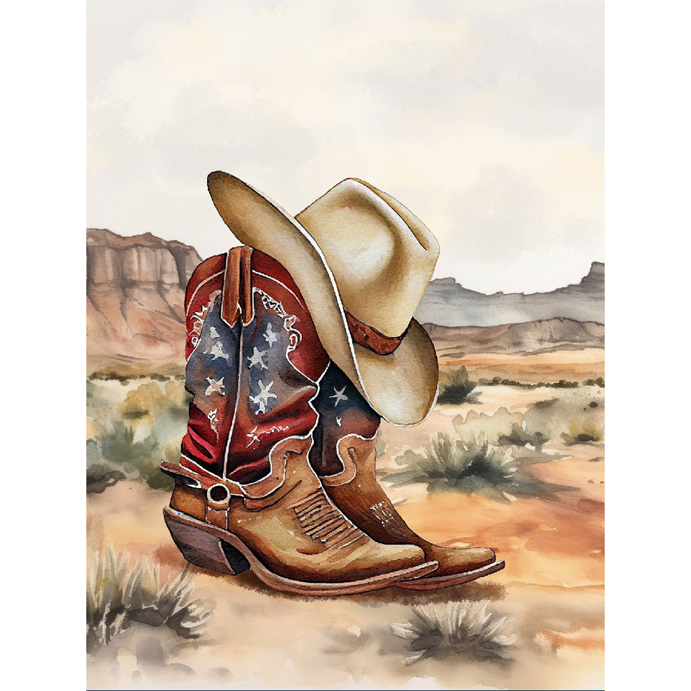 Boots - Full Round Drill Diamond Painting 30*40CM