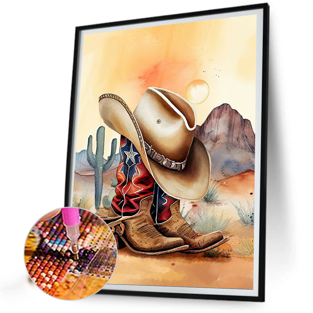 Boots - Full Round Drill Diamond Painting 30*40CM