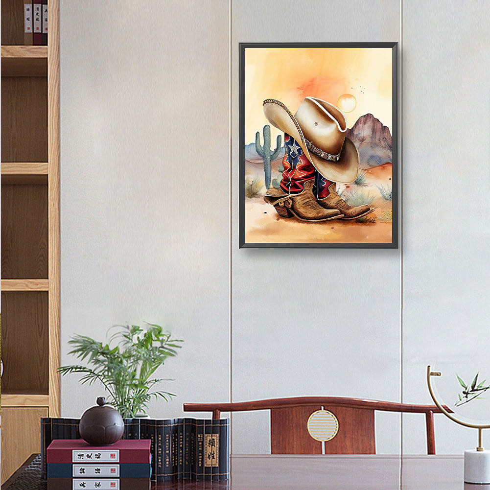 Boots - Full Round Drill Diamond Painting 30*40CM