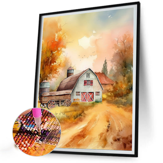 Farm - Full Round Drill Diamond Painting 30*40CM