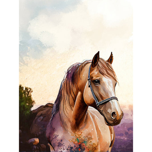 Horse - Full Round Drill Diamond Painting 30*40CM