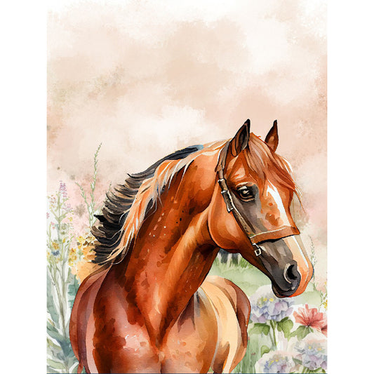 Horse - Full Round Drill Diamond Painting 30*40CM