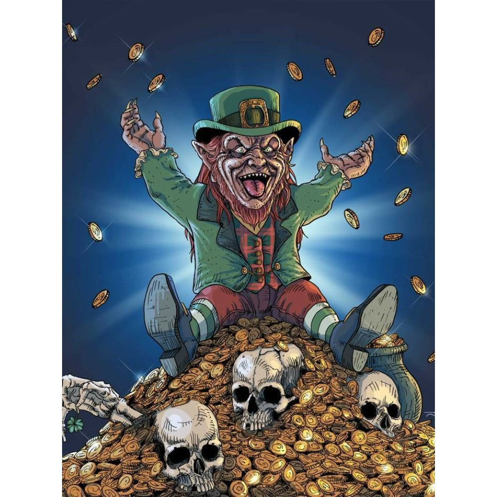 Leprechaun - Full Round Drill Diamond Painting 30*40CM