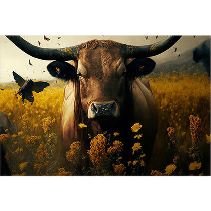 Highland Yak - Full Round Drill Diamond Painting 60*40CM
