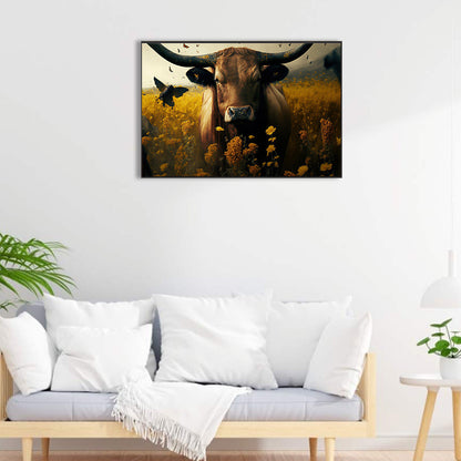 Highland Yak - Full Round Drill Diamond Painting 60*40CM