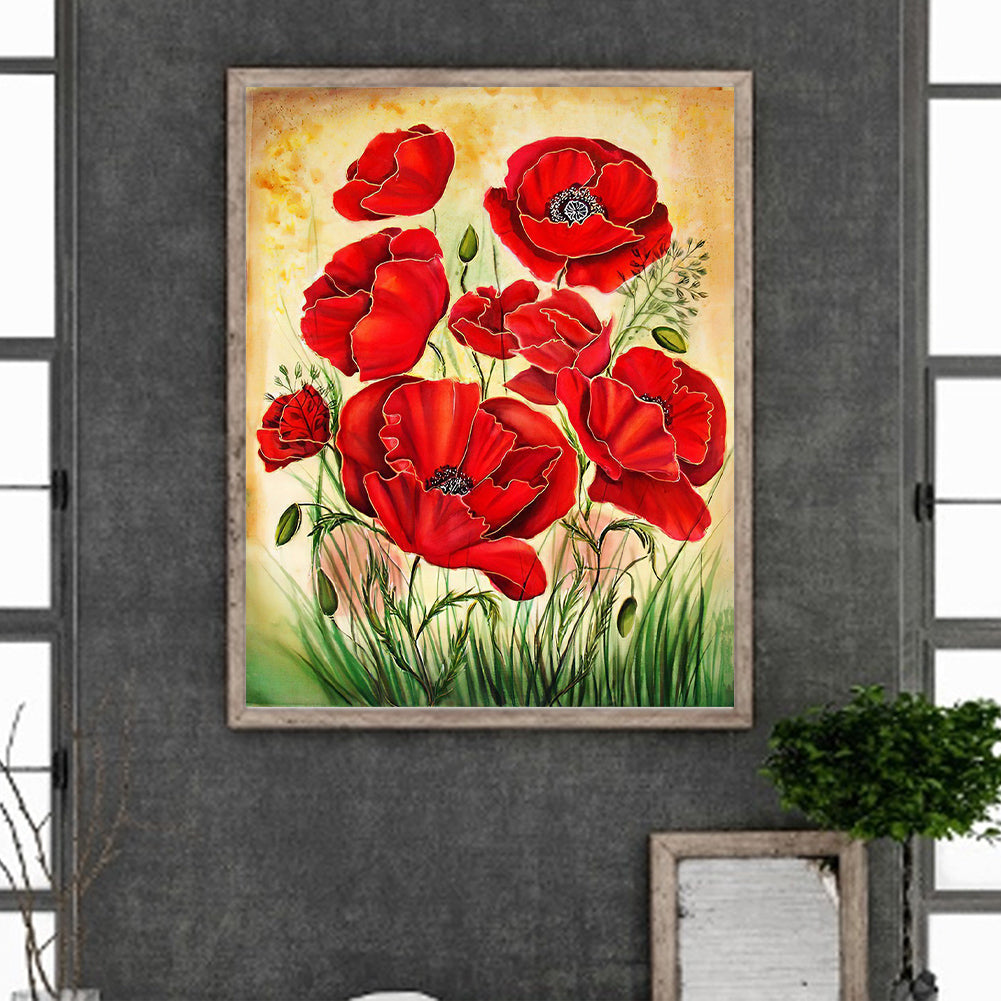 Safflower - Full Round Drill Diamond Painting 40*50CM