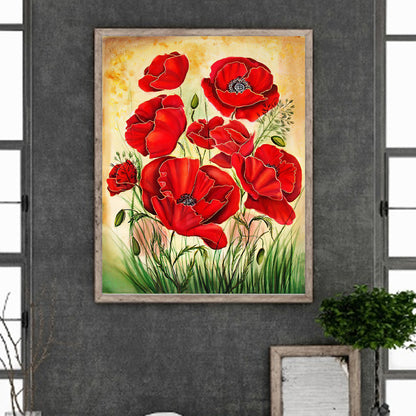 Safflower - Full Round Drill Diamond Painting 40*50CM