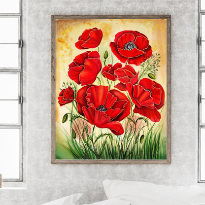 Safflower - Full Round Drill Diamond Painting 40*50CM