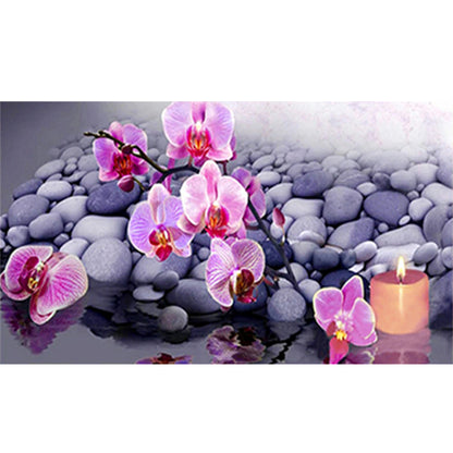 Phalaenopsis - Full Round Drill Diamond Painting 70*40CM