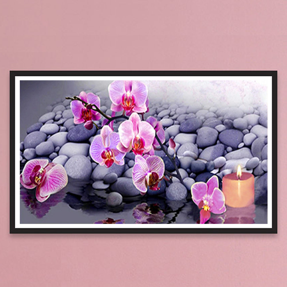 Phalaenopsis - Full Round Drill Diamond Painting 70*40CM