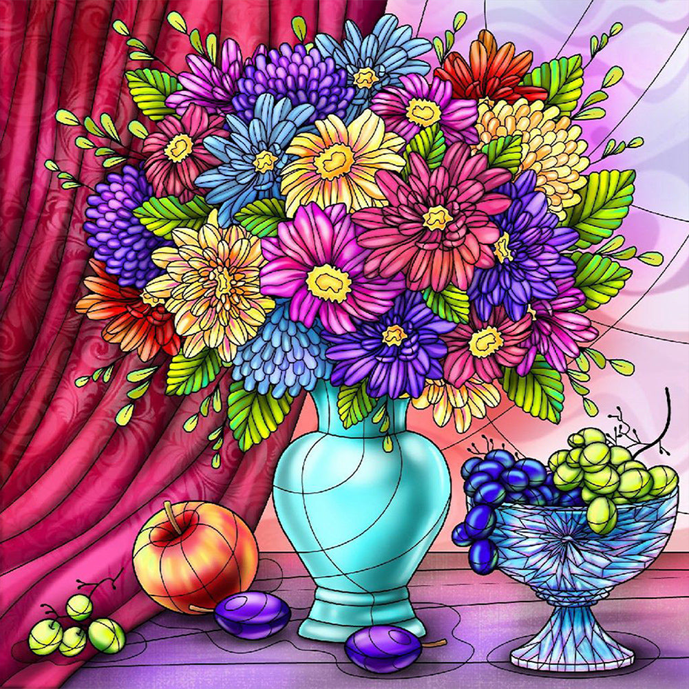 Family Bouquet - Full Round Drill Diamond Painting 35*35CM