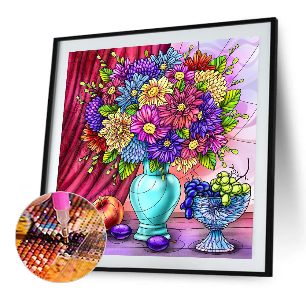 Family Bouquet - Full Round Drill Diamond Painting 35*35CM