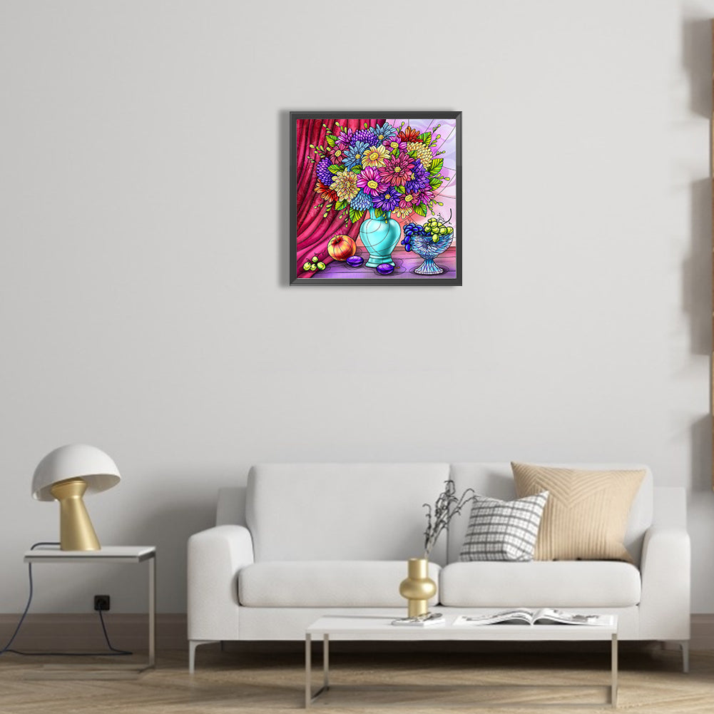 Family Bouquet - Full Round Drill Diamond Painting 35*35CM