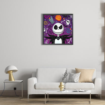 Skull - Full Round Drill Diamond Painting 30*30CM