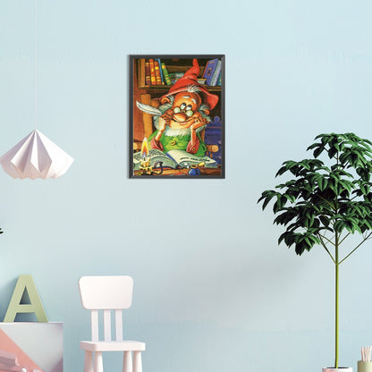 Old Man Reading - Full Round Drill Diamond Painting 30*40CM