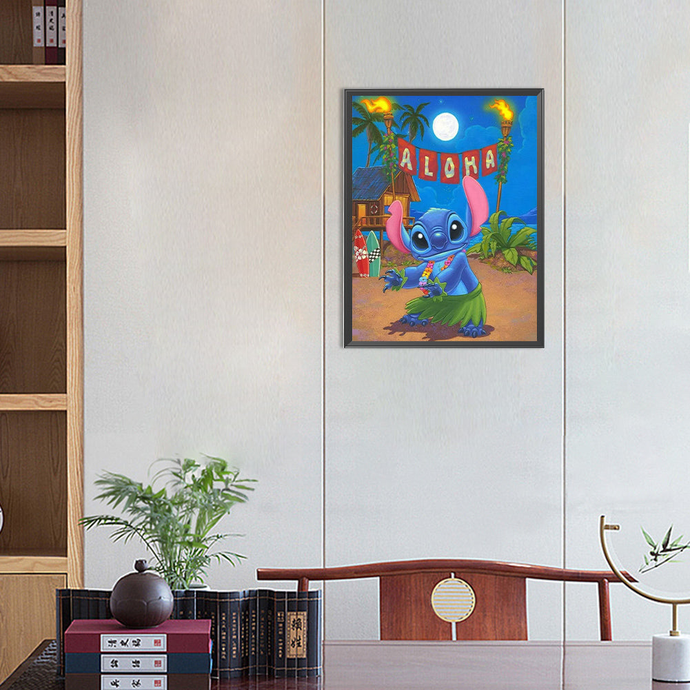 Stitch - Full Round Drill Diamond Painting 30*40CM